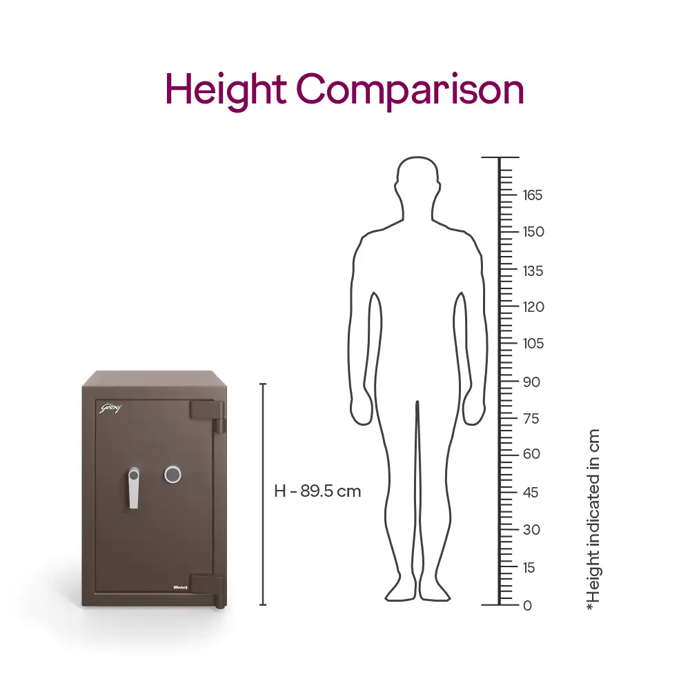 Godrej Matrix 3016 V7 (112L) KL Coffee Brown Home Locker 